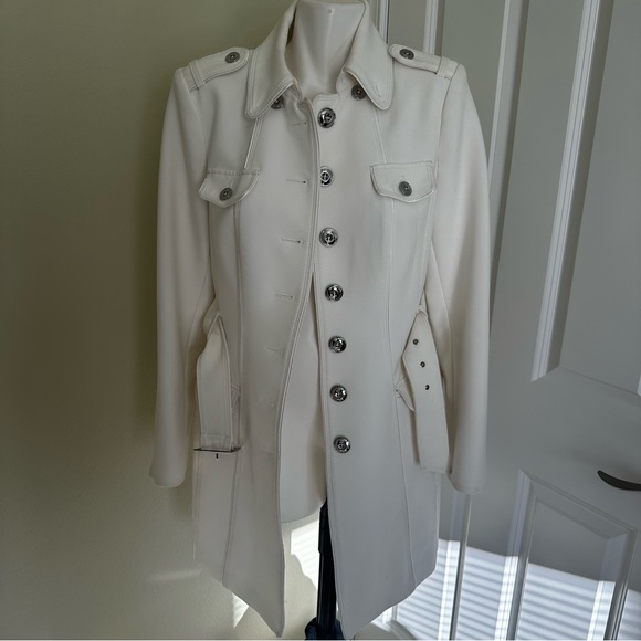 White House Black Market White Coat - Picture 4 of 7